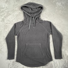 Free Fly Hoodie Womens Small Gray Bamboo Fleece Pullover Kangaroo Pocket