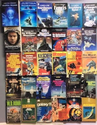 30 Bücher Paket Sammlung Science Fiction Justina Robson Der Marsianer Andy Weir