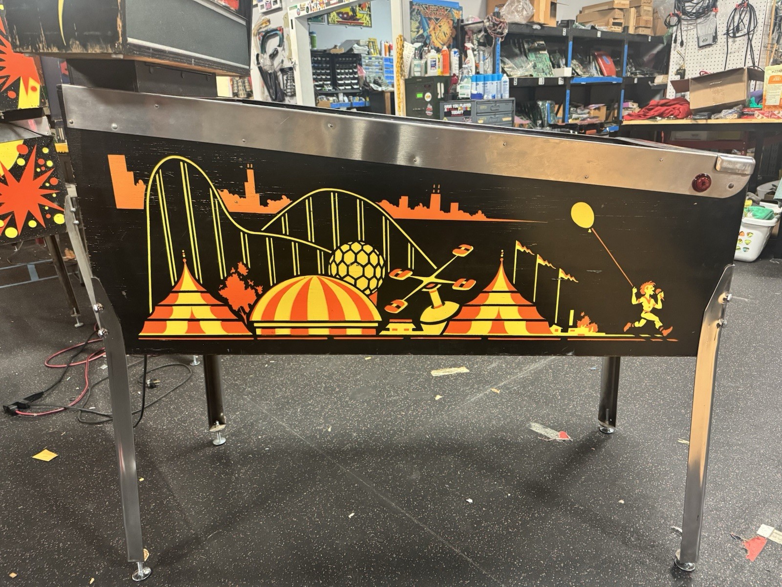 1985  COMET PINBALL MACHINE  PROFESSIONAL TECHS FULL LEDS PLAYS GREAT