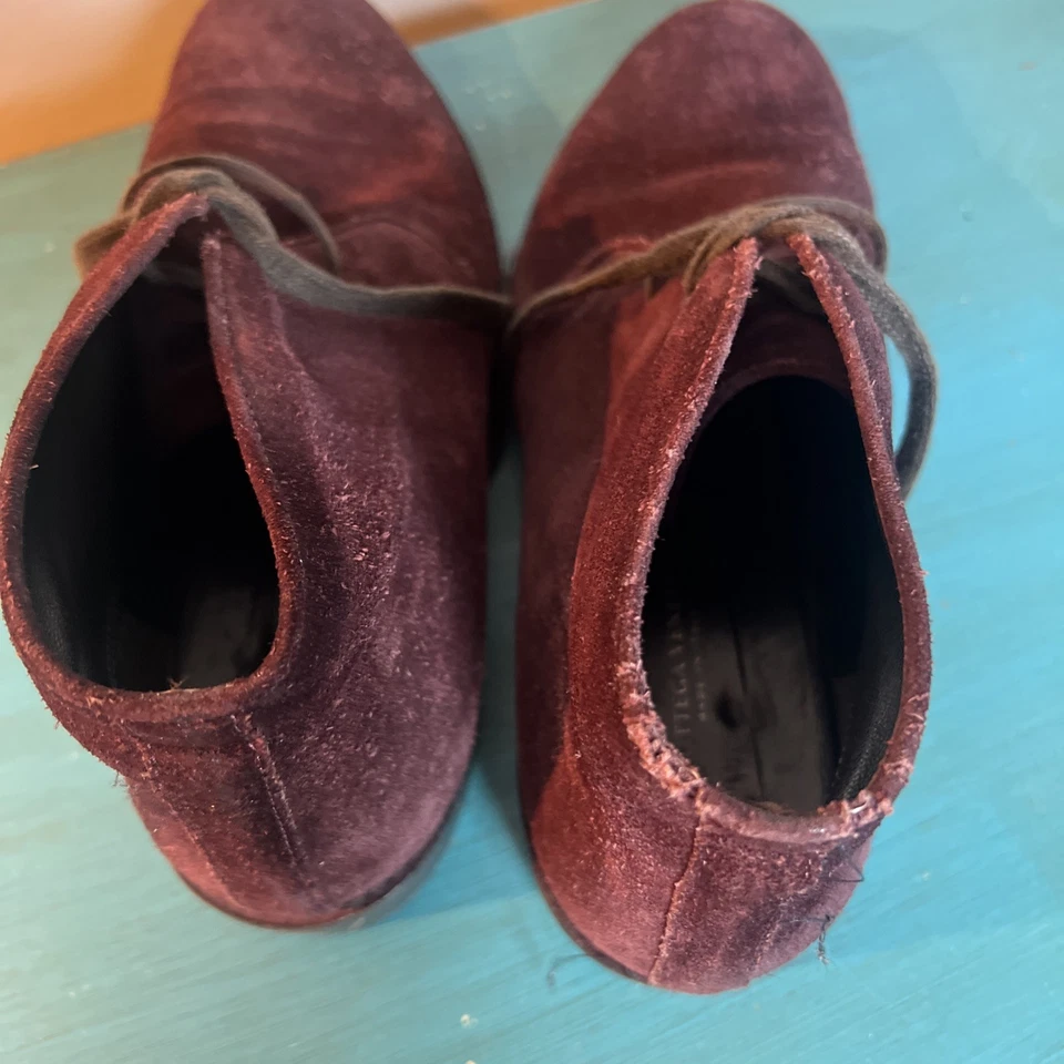 Bottega Veneta Botas Chukka de Ante Burdeos (Talla 40.5 EU) Foto 4 de 4