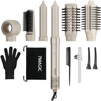 6 in 1 Airstyler Lockenstab Glätteisen Haartrockner Ionentechnologie