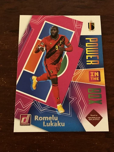 Panini 2021 Donruss Road to Qatar Power in the Box Romelu Lukaku #2 B8835