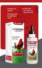 B-12 EXTRA STRENGTH Supertonic 6O ml dropper for Roosters/Gallos  Exp. 12/27
