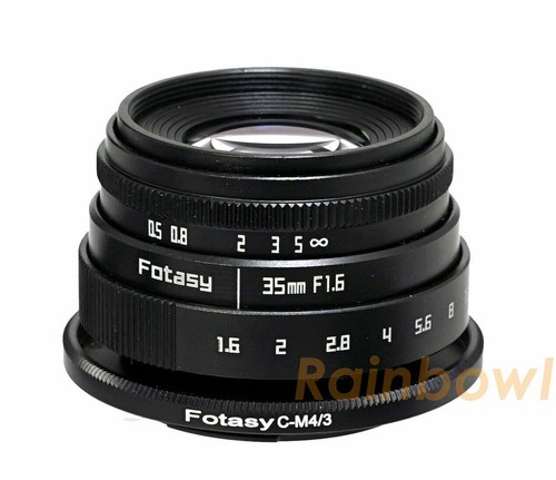 16MM Cine movie lens to micro 4/3 adapter Panasonic GX850 GX9 GX85 G9 GF8 GX80  - Picture 2 of 3