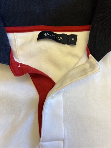 Nautica three Stripe Polo Shirt size XL - Picture 5 of 7