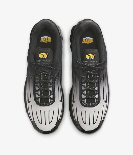 Air Max Plus 3 UK 7 EUR 41 Black Smoke Grey FV0386 001 - Picture 2 of 9