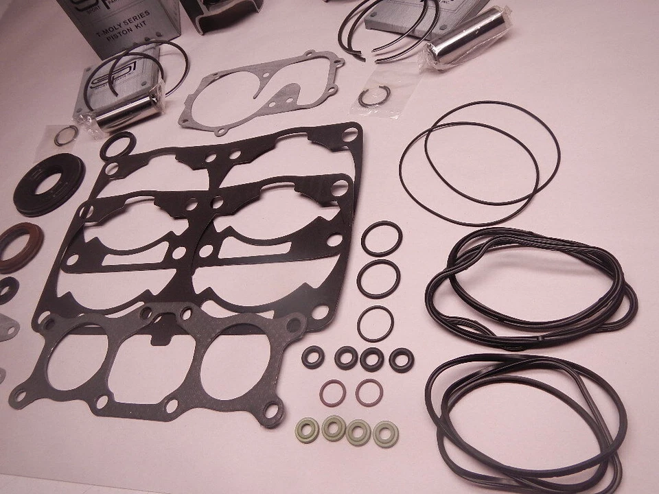 KIT DE FIJACIÓN PISTONES Y JUEGO COMPLETO DE JUNTAS 13-16 POLARIS 800 RMK PRO ASALTO DRAGÓN Foto 4 de 4