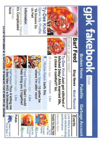 GARBAGE PAIL KIDS 2011 FLASHBACK SERIES 2 PICK-A-CARD YELLOW BASE STICKERS TOPPS - Picture 15 of 321