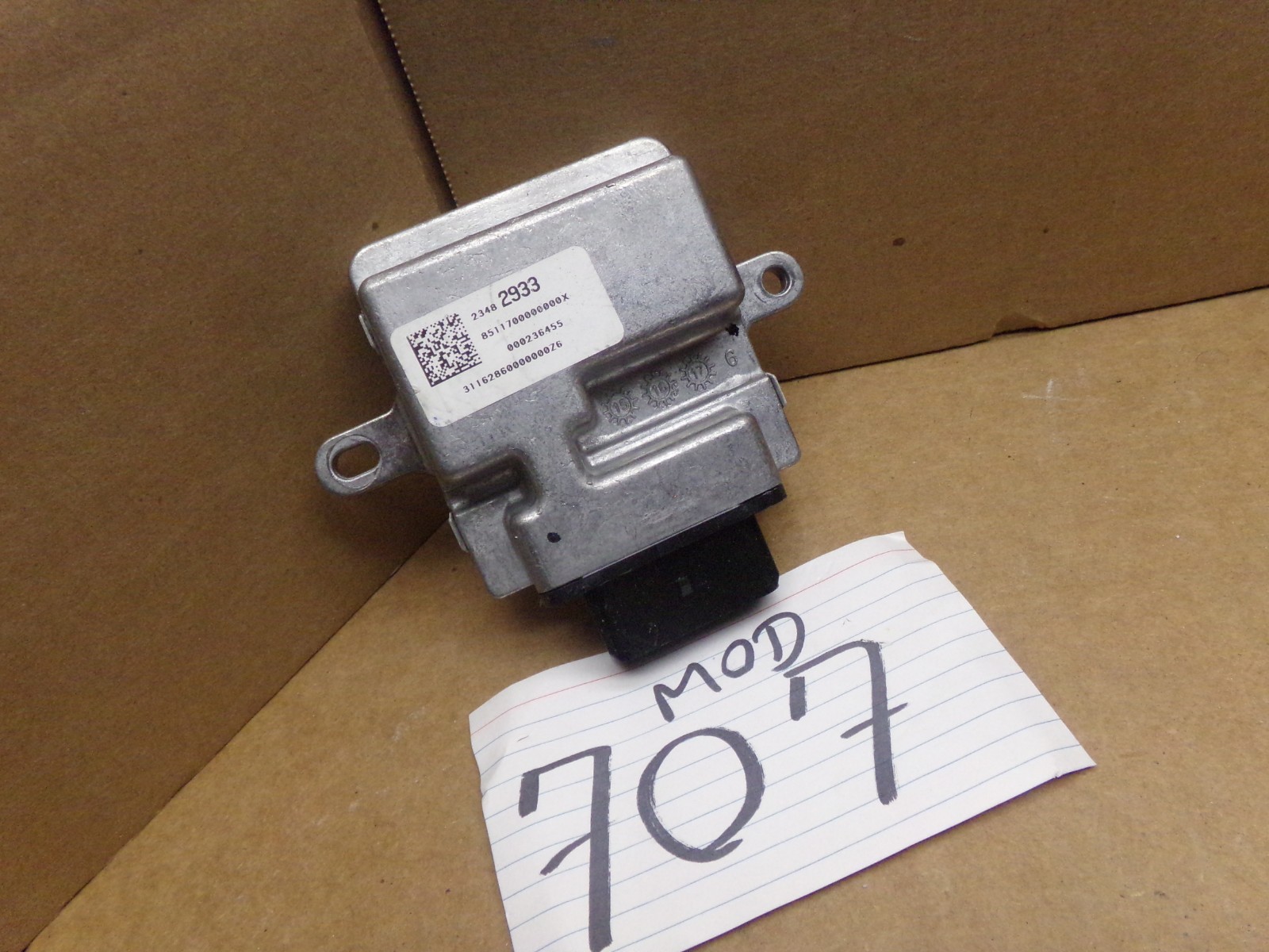 2016 Buick Regal Fuel Pump Control Module Computer #707-MOD 
