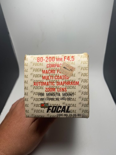 Vintage Kmart 4.5 80-200mm Compact Macro Focus Zoom Lens Canon 35mm camera - Picture 4 of 9