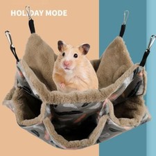 Hurón Rata Ardilla Mascota Pájaro Hámster Hamaca Colgante Jaula Nido Cama