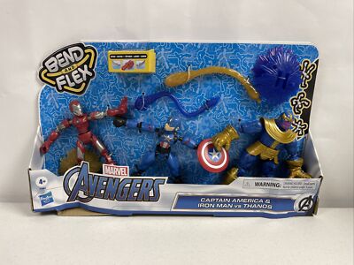 Đồ chơi Mô hình Marvel Avengers Bend and Flex Missions 6 inch - Đội trưởng Mỹ Captain America