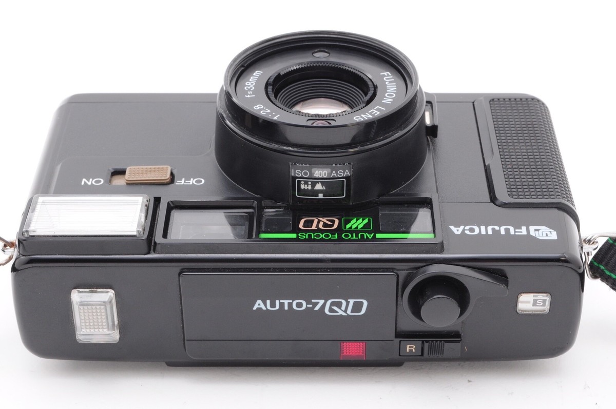 フィルムカメラ AUTO-7QD FUJI PHOTO FILM fujica auto 7 film camera. point and shoot film camera review