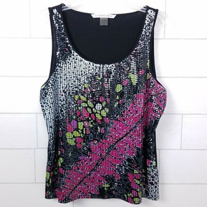 neon sequin top