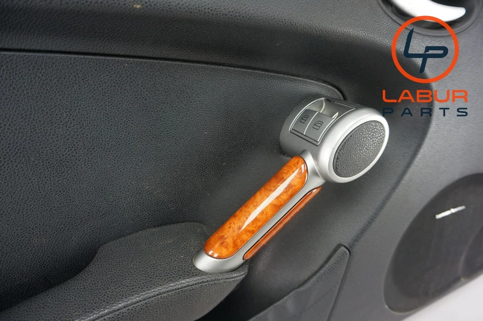 Panel de puerta interior delantero izquierdo negro Mercedes Clase SLK R171 05-11 DP398 Foto 4 de 4