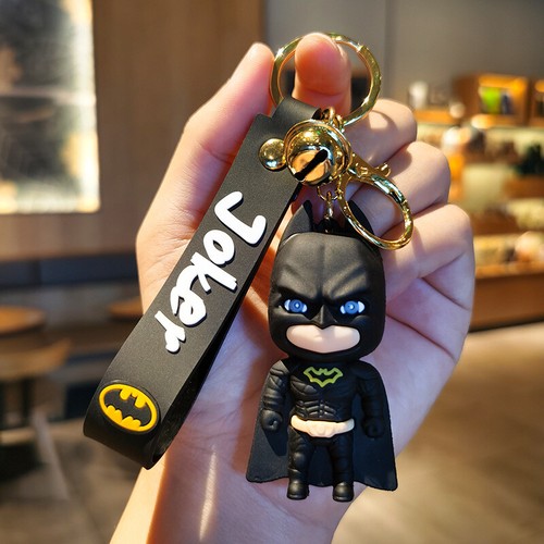 JOKER 3D Cartoon Keychains Cute PVC Pendants Keyrings Boys Girls Gift - Picture 5 of 7