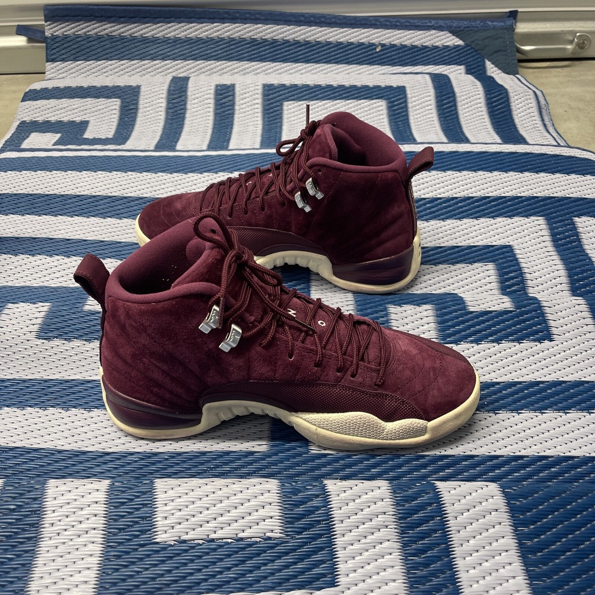 Nike Air Jordan XII 12 Retro Bordeaux -Bordeaux/Metallic Silver