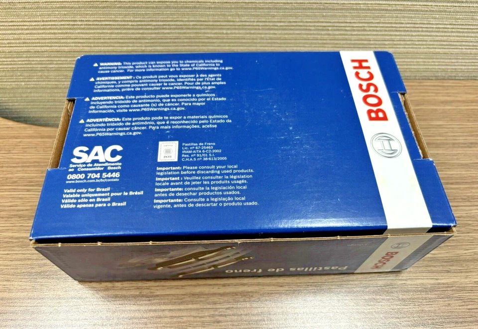 Pastillas de freno originales Bosch BE967H para Dodge Durango, Aspen, Ram 1500, Ram Van Foto 4 de 4