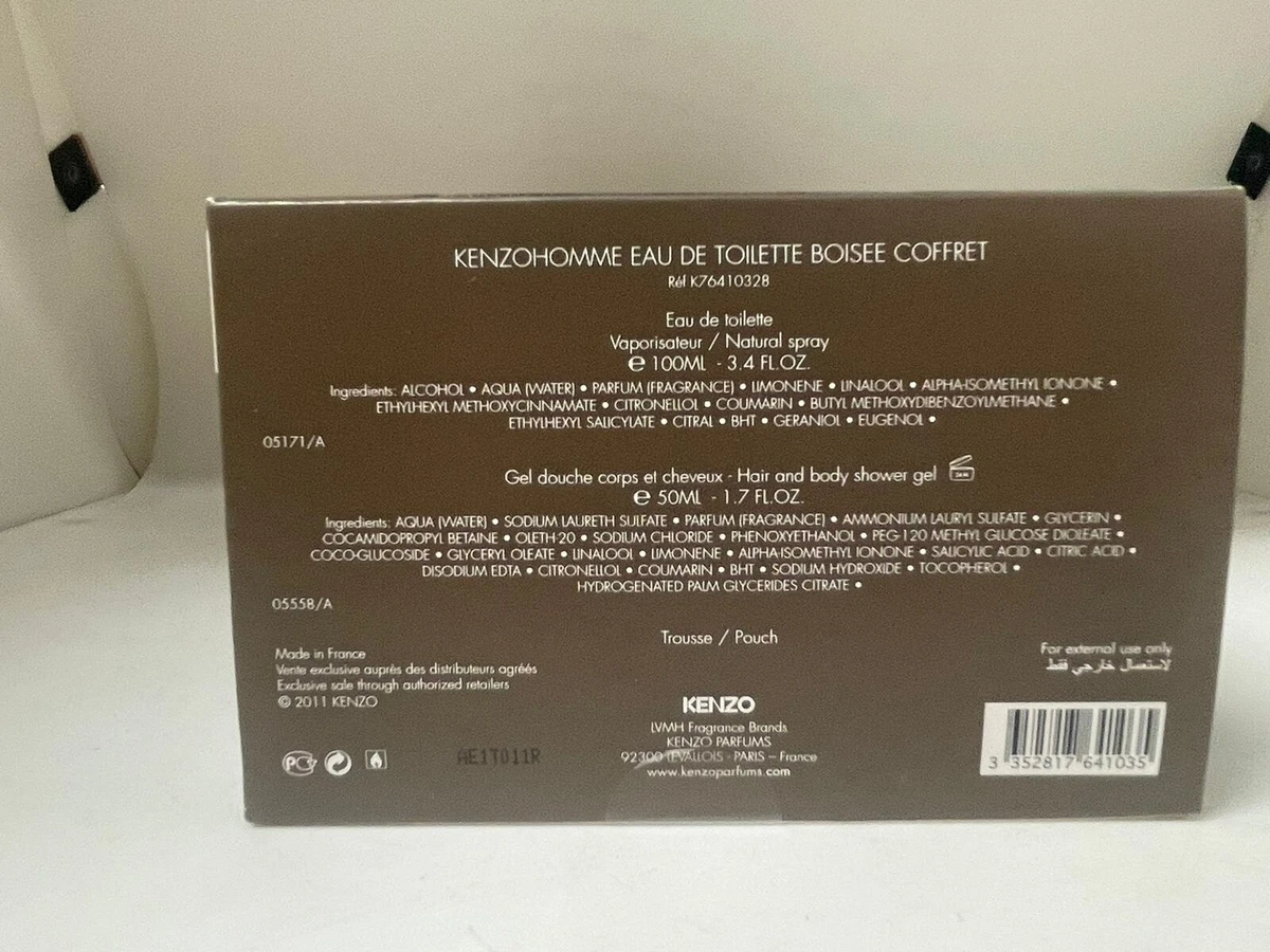 Kenzo homme boisée clearance 100ml