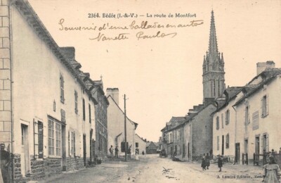 Bédée - la route de Montfort