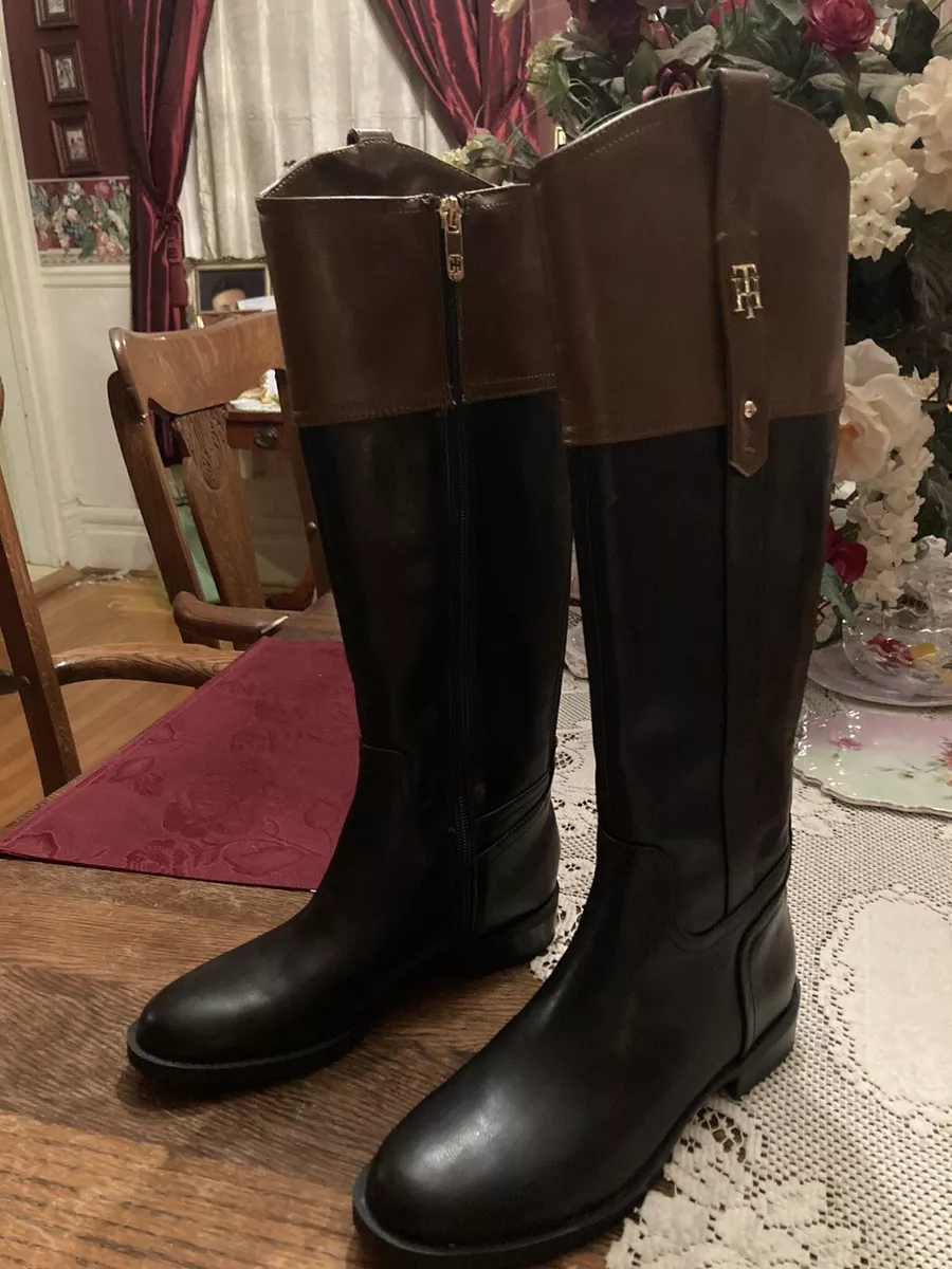 Ladies tommy hotsell hilfiger boots