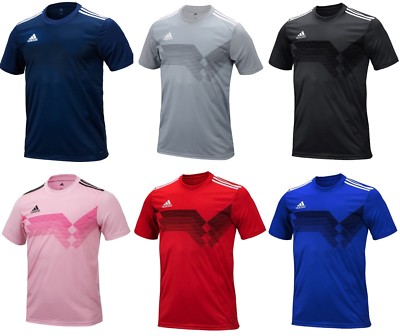 Adidas Men CAMPEON 19 Shirts S/S Soccer Jersey Black Blue Climalite Shirt DU4390 | eBay Adidas Men CAMPEON 19 Shirts S/S Soccer Jersey Black Blue Climalite Shirt DU4390 | eBay