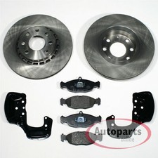 Für Opel Tigra A - Bremsscheiben Bremsen Bremsbeläge 2 Spritzbleche für vorne*