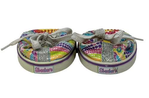 BUILD-A-BEAR Lot Glitter Bunny Kitty Shirts Denim Shorts Skechers Twinkle Toes - Picture 8 of 10