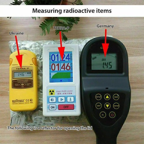 Geiger Counter Nuclear Radiation Detector Beta Gamma X Ray Dosimeter Monitor - Bild 5 von 8