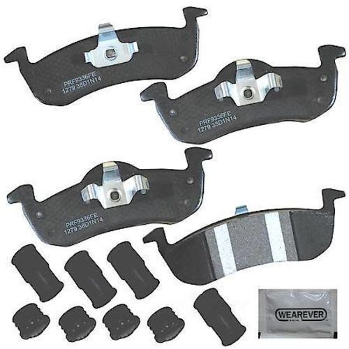 CARQUEST Professional Platinum Semi-Metallic Rear Disc Brake Pad Set PMD1279H - Afbeelding 1 van 1