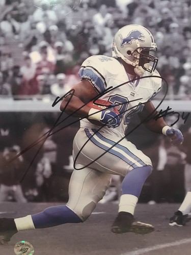 Kevin Jones Signed Detroit Lions 8x10 Photo LOF - Picture 2 of 5