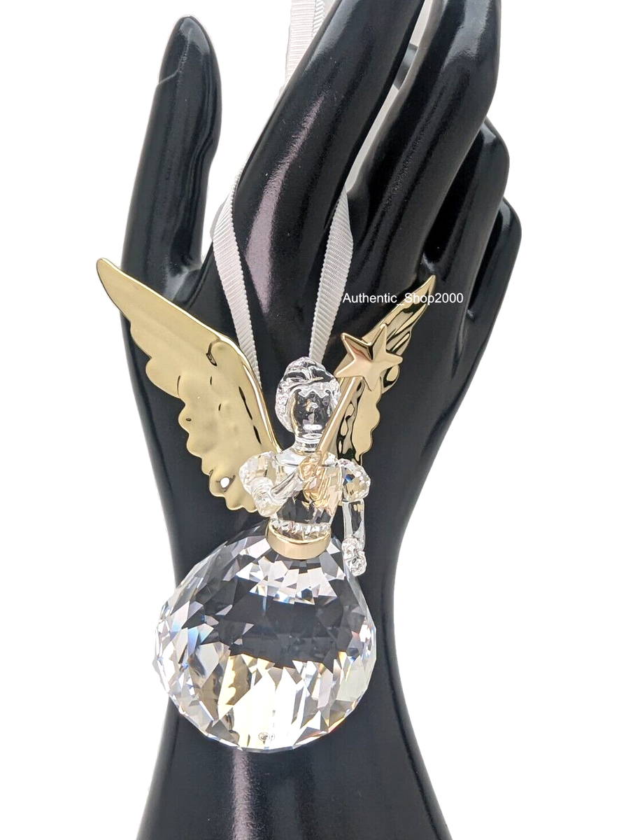 New 100% SWAROVSKI Crystal Holiday Magic Lovely Angel Ornament w