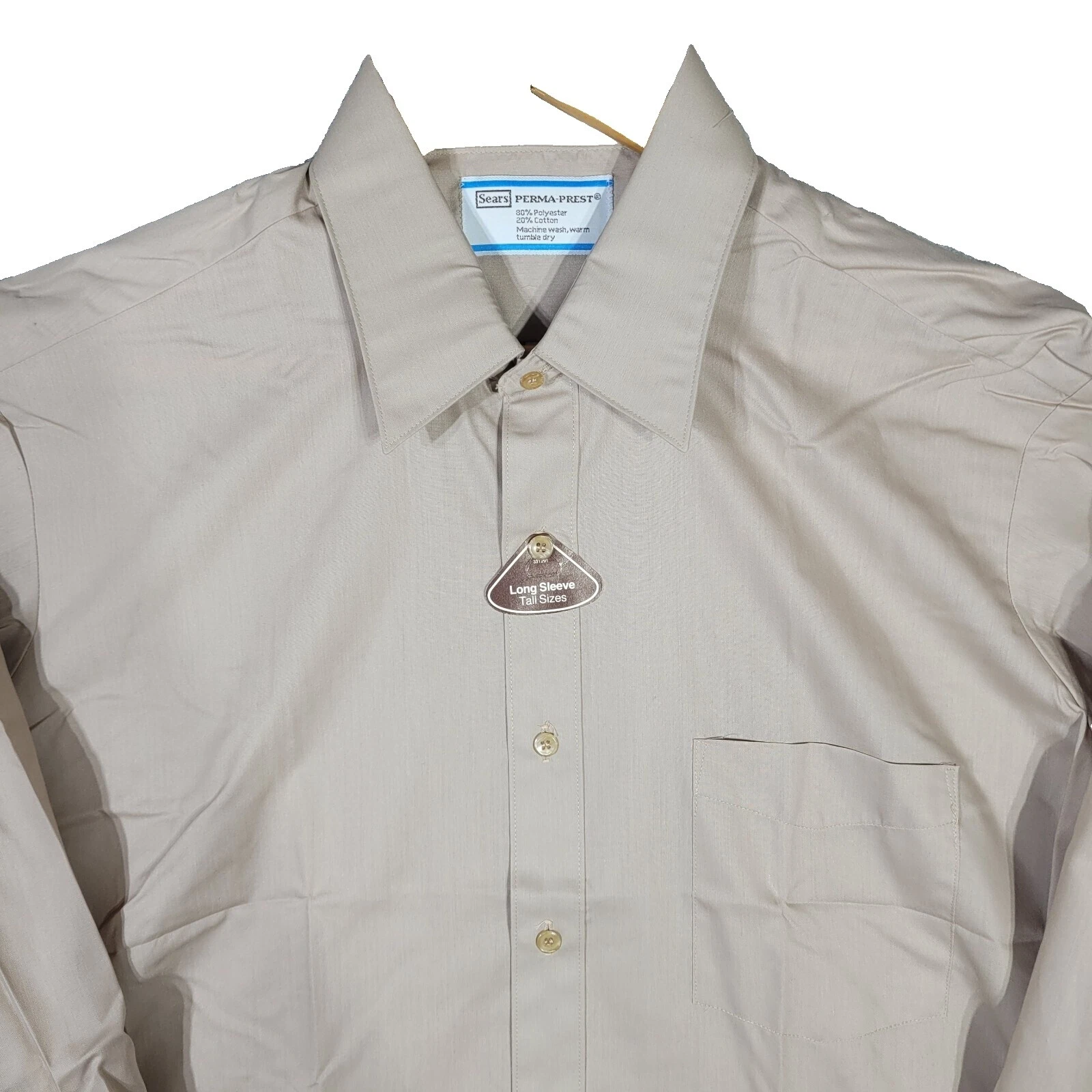 Sears Long Sleeve Dress Shirts for Men