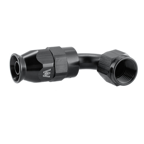 1PCS BLACK -6AN / 90 degree Hose End /Swivel 6 AN Fitting -6 - Picture 3 of 6