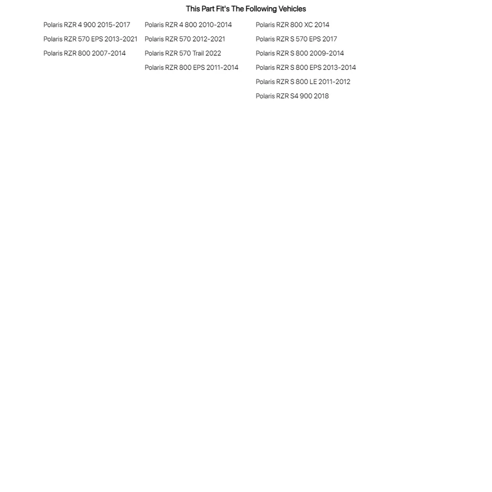 Paquete de almacenamiento modular Tusk UTV negro para Polaris RZR 4 800 2010-2014 Foto 4 de 4