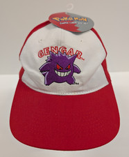 New Vintage 1999 Nintendo Pokemon Gengar Strapback Hat Cap New with Tags NOS