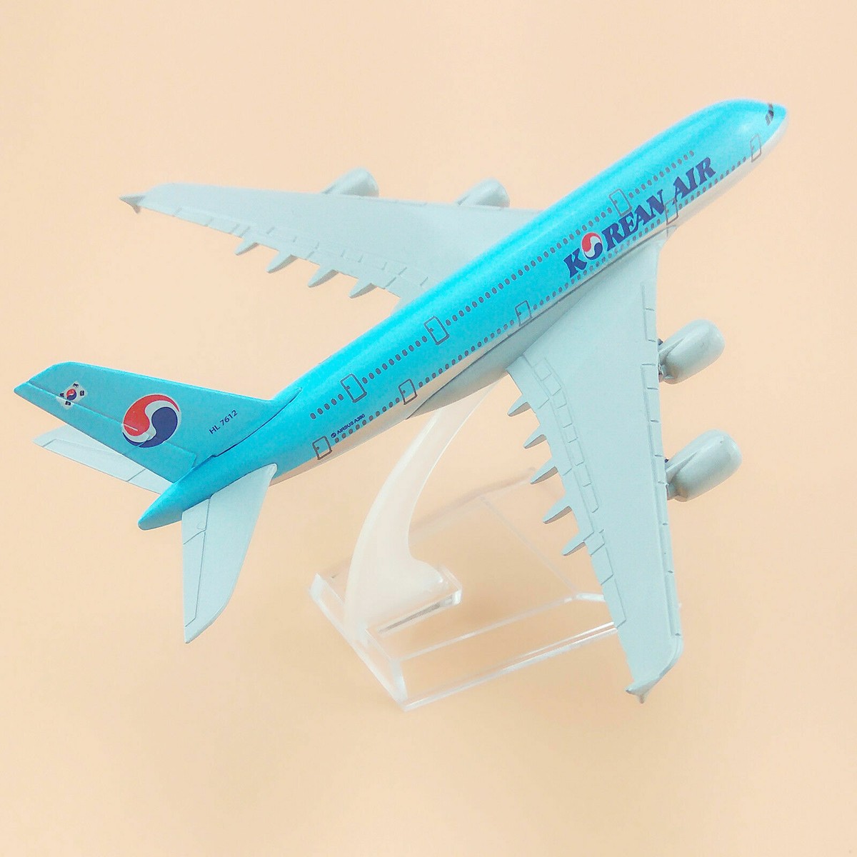 Korean Air 大韓航空 Airbus A380 1/100 Korean Air Airbus A380 Airplane Model (1/160 Scale