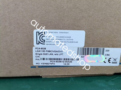 1Pcs New ADVANTECH PCA-6028VG-00A2E PCA-6028 motherboard Shipping DHL or FedEX