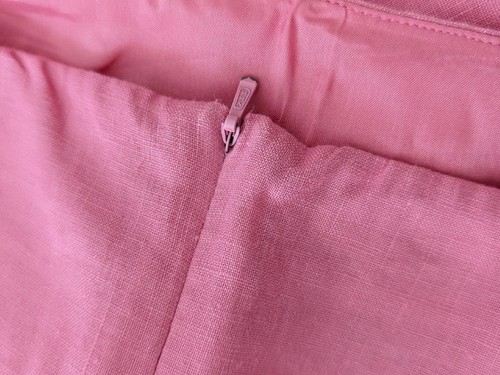 Lauren Ralph Lauren Linen Dress Barbie Core Pink Size 6 - Picture 4 of 8