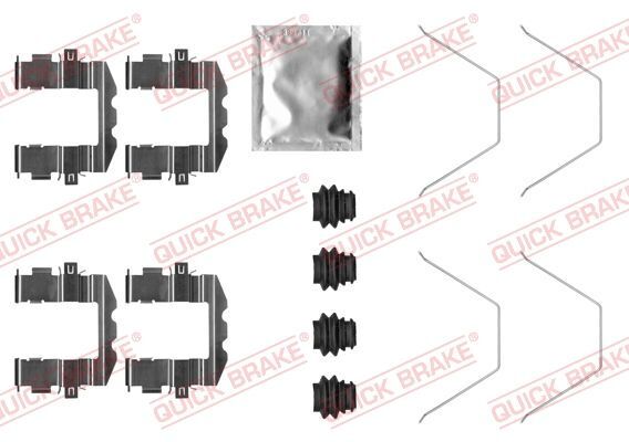 Quick Brake 109-0057 ZubehöRsatz, Scheibenbremsbelag FüR Hyundai KIA Volvo-image