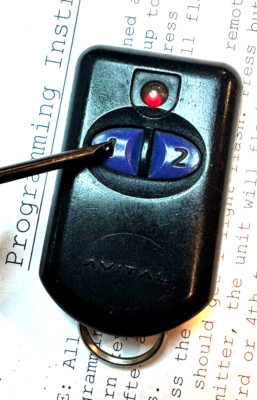Avital CZ57RRTX3 keyless remote control clicker transmitter CAR STARTER key fob