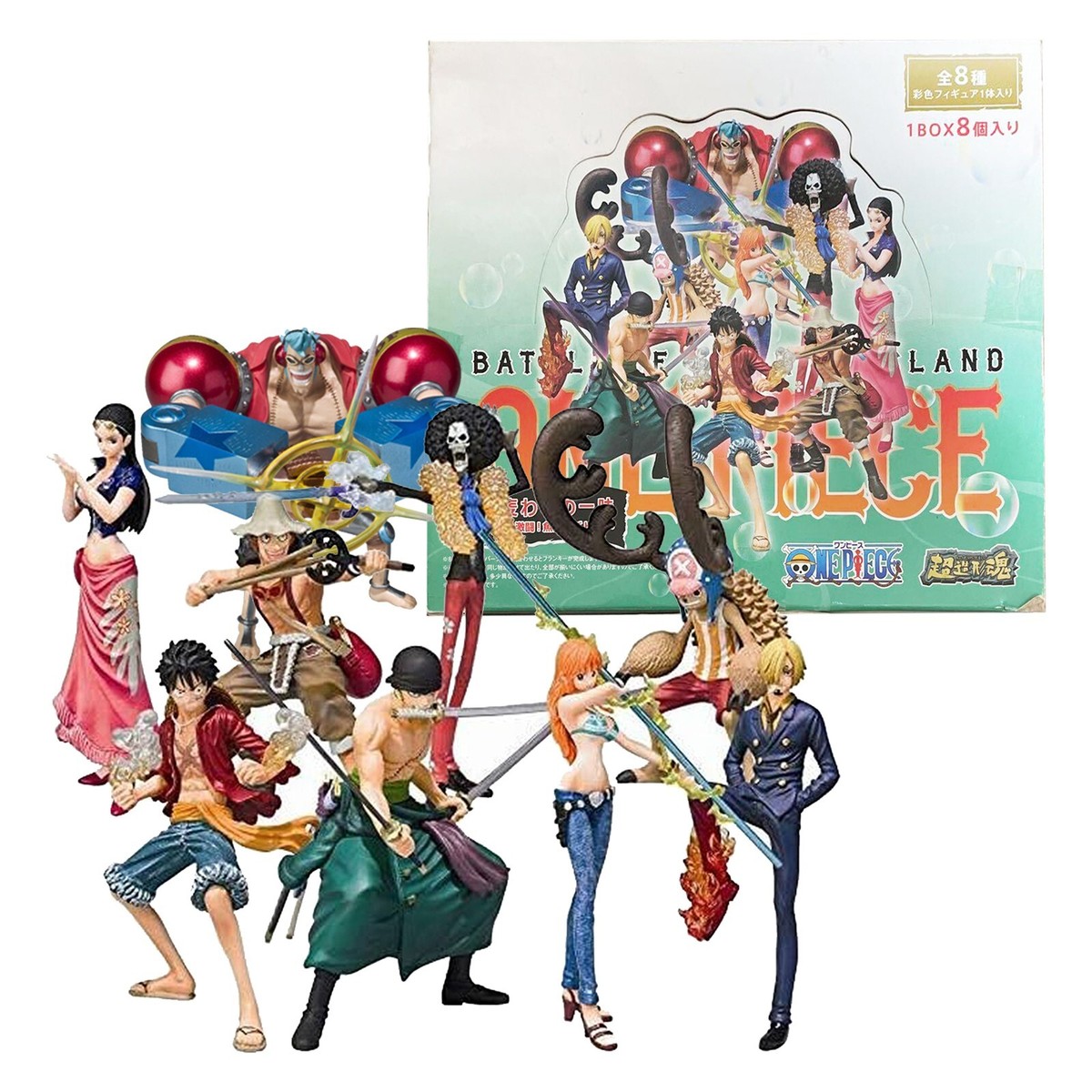 ONE PIECE Straw Hat Pirates Fierce BATTLE OF FISHMAN ISLAND Figure