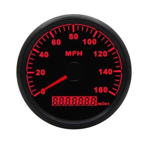85mm Waterproof GPS Speedometer Gauge 0-160mph For Marine Boat Car Motorcycle - Picture 7 of 10