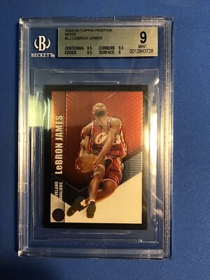 2004/2005 Topps Pristine Mini #PM-LJ BGS 9   Rare + All Other Cards Shown