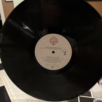 Fleetwood Mac Live Vinyl Double LP Comes With Original Inner