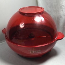 Vintage West Bend Stir crazy popcorn popper  nut roaster electric red