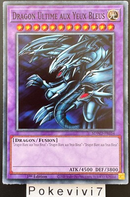 Yu-Gi-Oh! Karte ULTIMATIVER BLAUÄUGIGER DRACHE SDWD-FR034 C NEU