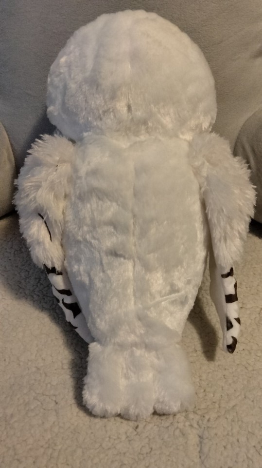 Harry Potter Owl HEDWIG Stuffed Animal Build A Bear 13" White Plush Toy