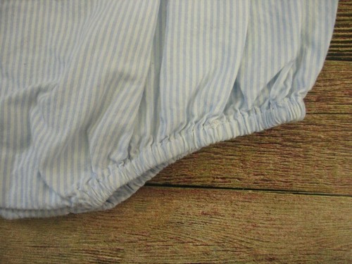 Vintage Boys Sailboat Preppy Nautical Smocked Bubble Romper Striped 3 mo. - Picture 5 of 9