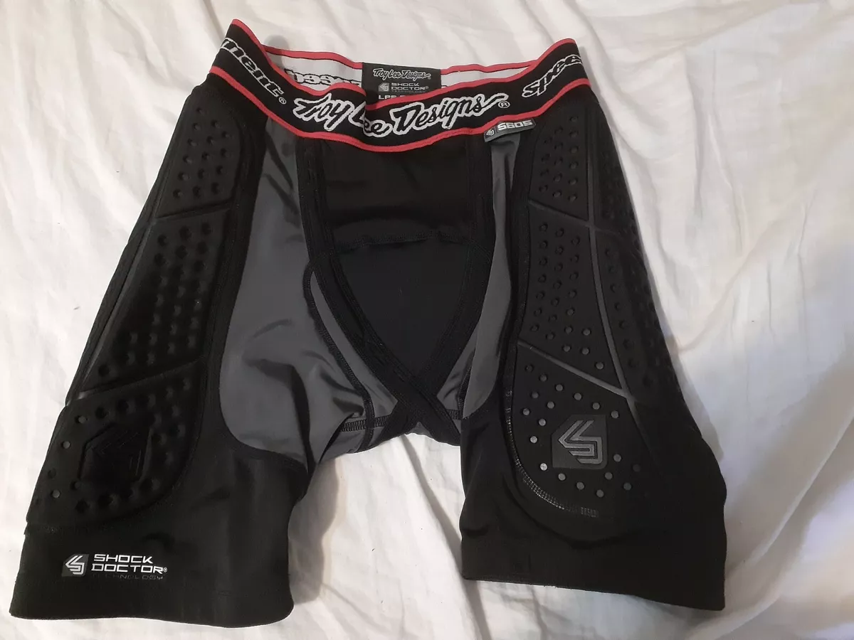 Troy Lee Designs/Shock Doctor LPS 5605 Shorts Black Motocross Armour